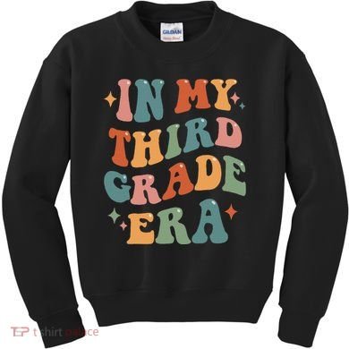 In My Third Grade Era Retro Funny 3rd Grade Teacher Team Kids Sweatshirt
