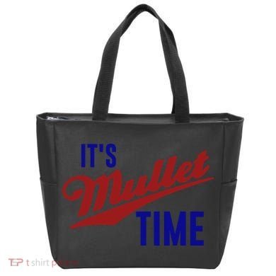 It’s Mullet Time, Funny Redneck Mullet Tote Bag