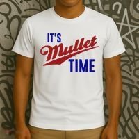 It’s Mullet Time, Funny Redneck Mullet T-Shirt thumb 3