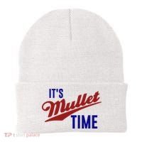 It’s Mullet Time, Funny Redneck Mullet Beanie thumb 0