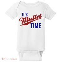 It’s Mullet Time, Funny Redneck Mullet Baby Bodysuit thumb 0