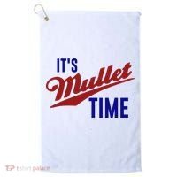 It’s Mullet Time, Funny Redneck Mullet Golf Towel thumb 0