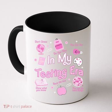 In My Testing Era Teachers Student Rock Testing Day Coffee Mug