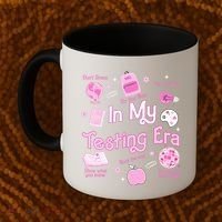 In My Testing Era Teachers Student Rock Testing Day Coffee Mug thumb 2