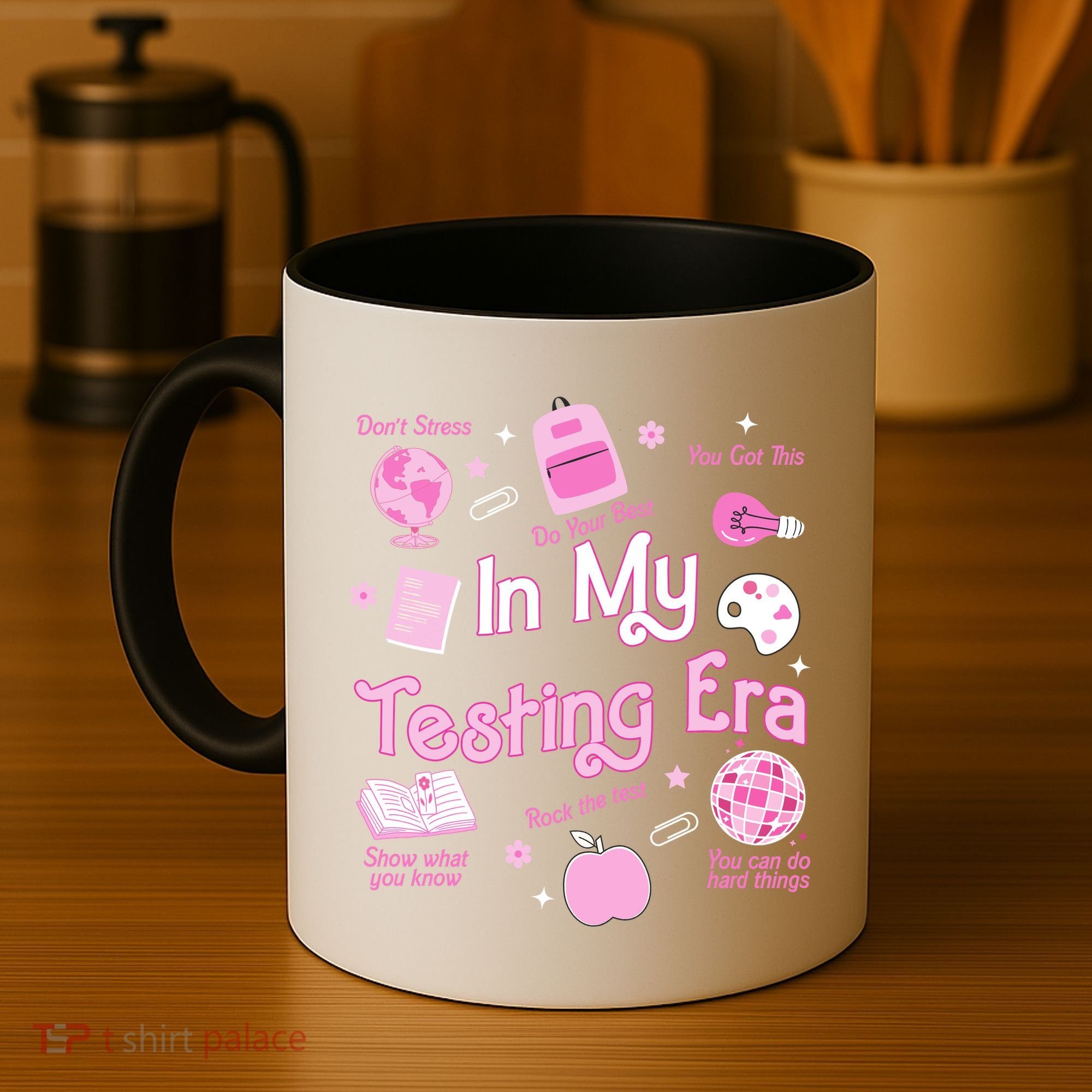 In My Testing Era Teachers Student Rock Testing Day Coffee Mug
