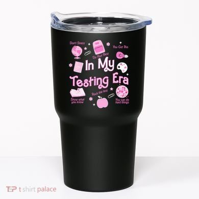 In My Testing Era Teachers Student Rock Testing Day Tumbler
