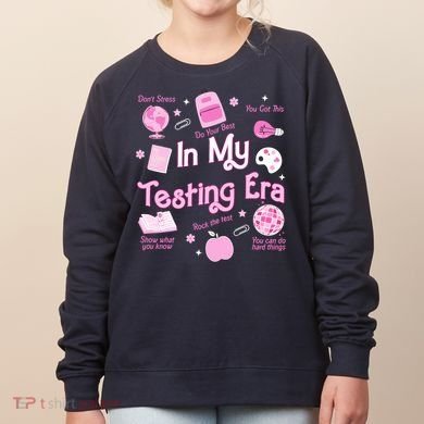 In My Testing Era Teachers Student Rock Testing Day Women's Sweatshirt