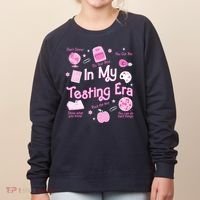 In My Testing Era Teachers Student Rock Testing Day Women's Sweatshirt thumb 0