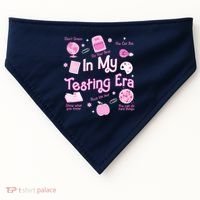 In My Testing Era Teachers Student Rock Testing Day USA-Made Doggie Bandana thumb 0