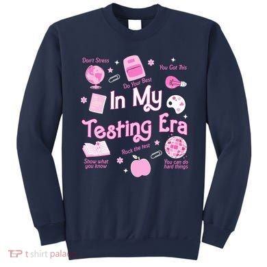 In My Testing Era Teachers Student Rock Testing Day Sweatshirt