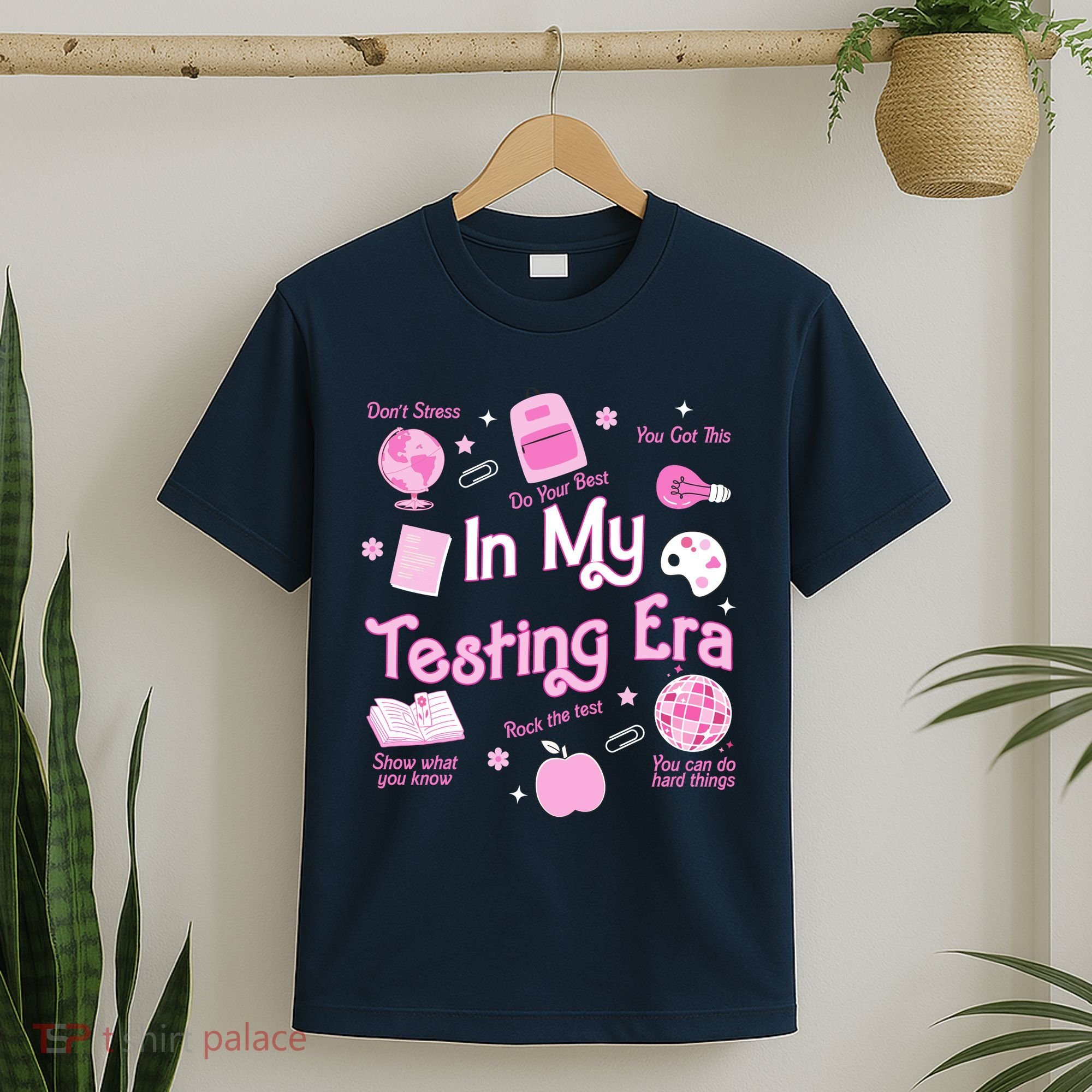 In My Testing Era Teachers Student Rock Testing Day T-Shirt