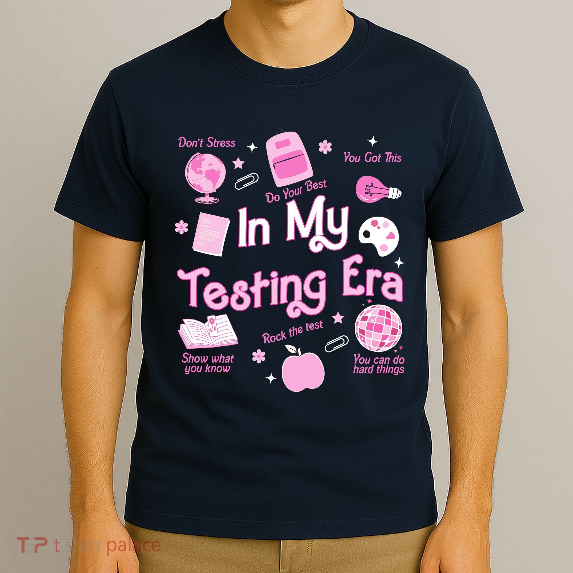 In My Testing Era Teachers Student Rock Testing Day T-Shirt