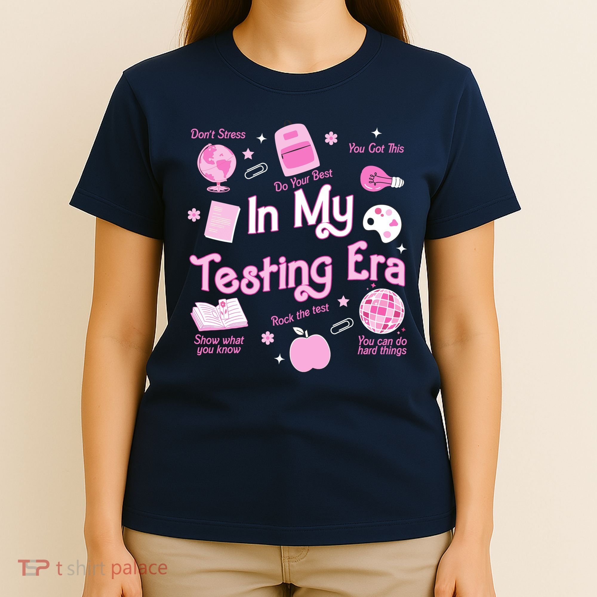In My Testing Era Teachers Student Rock Testing Day T-Shirt