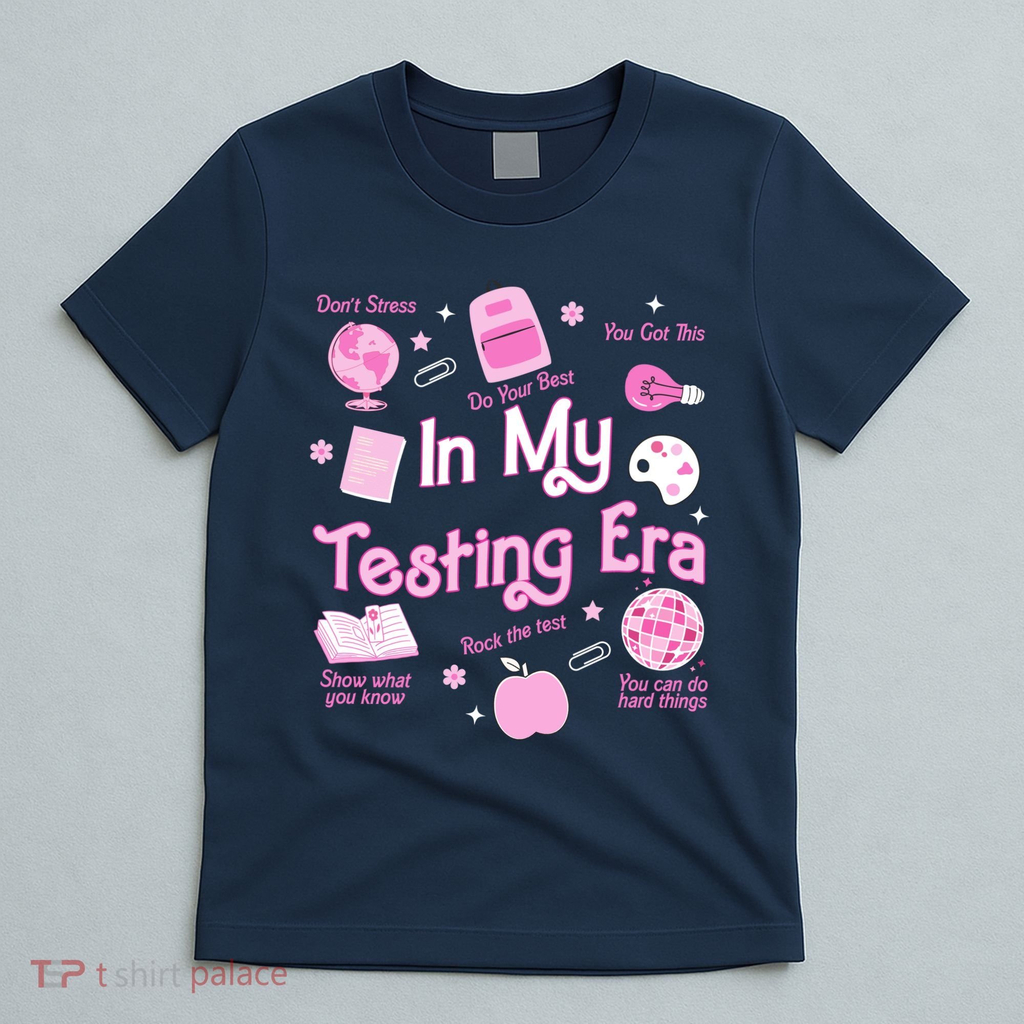 In My Testing Era Teachers Student Rock Testing Day T-Shirt