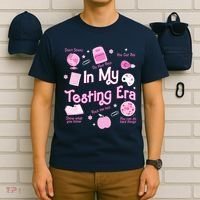 In My Testing Era Teachers Student Rock Testing Day T-Shirt thumb 6
