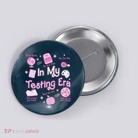 In My Testing Era Teachers Student Rock Testing Day Button thumb 0