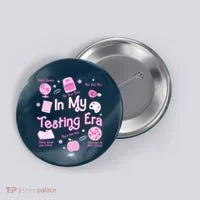 In My Testing Era Teachers Student Rock Testing Day Button thumb 0