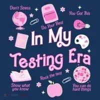 In My Testing Era Teachers Student Rock Testing Day Button thumb 1