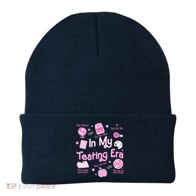In My Testing Era Teachers Student Rock Testing Day Beanie
