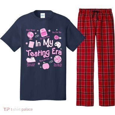 In My Testing Era Teachers Student Rock Testing Day Pajama Set