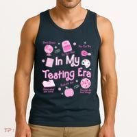 In My Testing Era Teachers Student Rock Testing Day Tank Top thumb 3