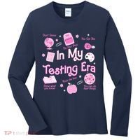 In My Testing Era Teachers Student Rock Testing Day Women's Long Sleeve Shirt thumb 0