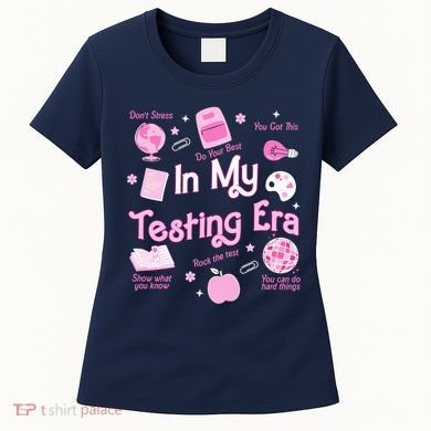 In My Testing Era Teachers Student Rock Testing Day Women's T-Shirt