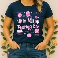 In My Testing Era Teachers Student Rock Testing Day Women's T-Shirt thumb 2