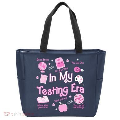In My Testing Era Teachers Student Rock Testing Day Tote Bag