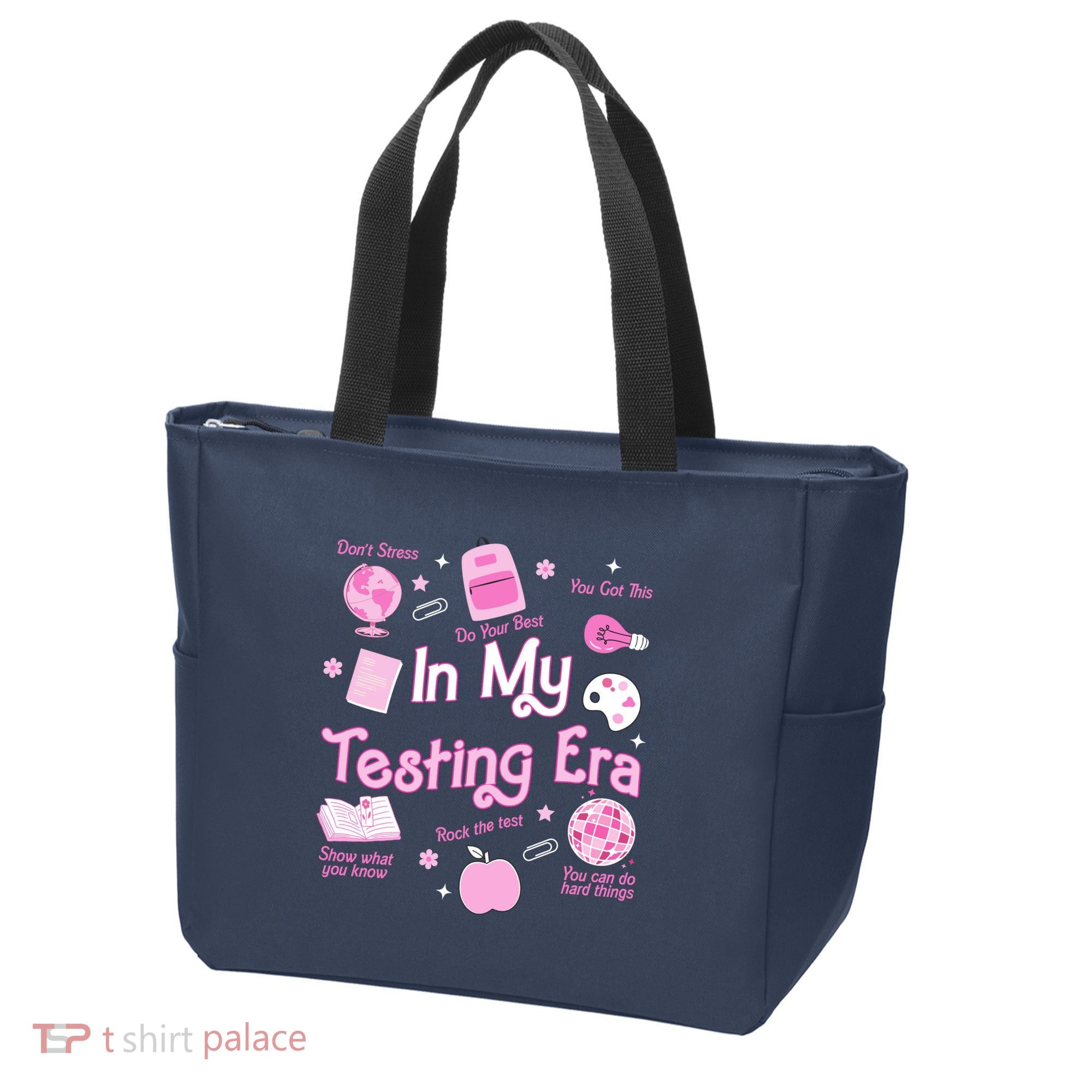 In My Testing Era Teachers Student Rock Testing Day Tote Bag