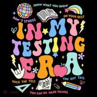 In My Testing Era Teachers Student Rock The Test Button thumb 1