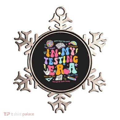 In My Testing Era Teachers Student Rock The Test Ornament