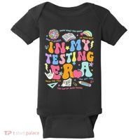 In My Testing Era Teachers Student Rock The Test Baby Bodysuit thumb 0