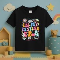 In My Testing Era Teachers Student Rock The Test Toddler T-Shirt thumb 3