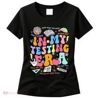 In My Testing Era Teachers Student Rock The Test Women's T-Shirt thumb 0