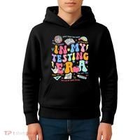 In My Testing Era Teachers Student Rock The Test Kids Hoodie thumb 4