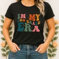 In My Third Grade Era In My 3rd Grade Era Teacher Student Women's T-Shirt thumb 2