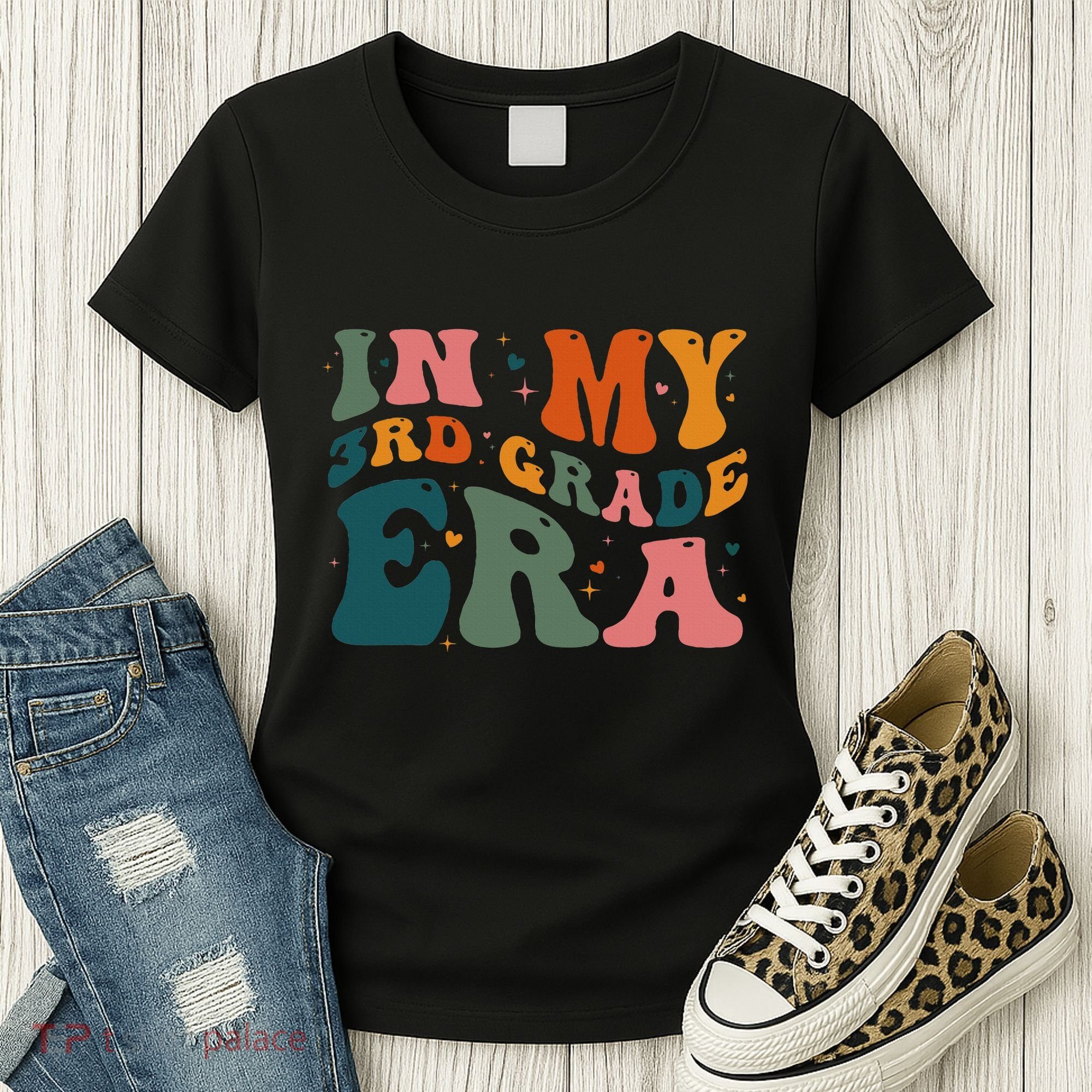In My Third Grade Era In My 3rd Grade Era Teacher Student Women's T-Shirt