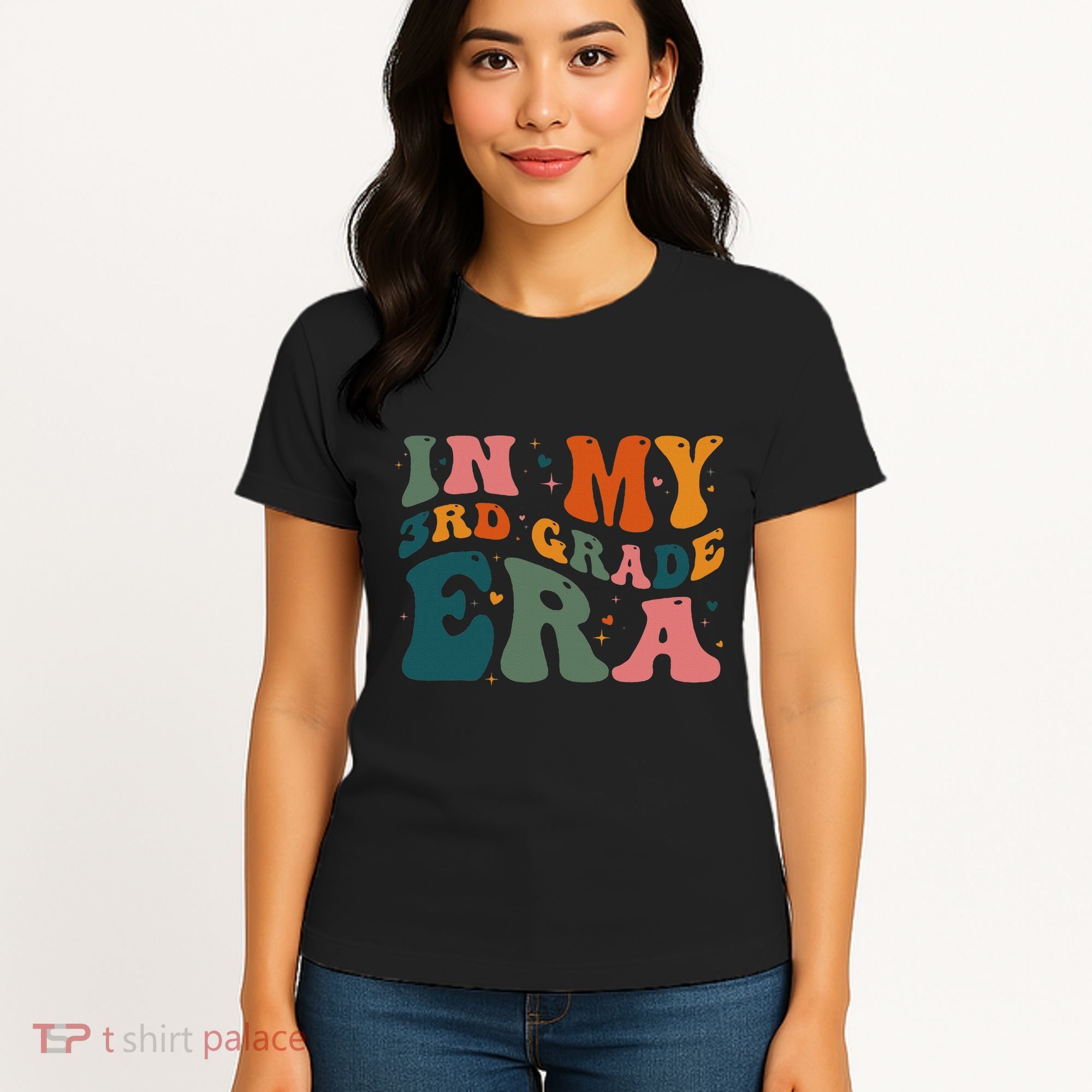In My Third Grade Era In My 3rd Grade Era Teacher Student Women's T-Shirt