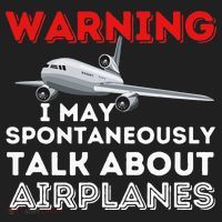 I May Talk About Airplanes Funny Pilot & Aviation Airplane Comfort Colors Boxy T-Shirt thumb 3