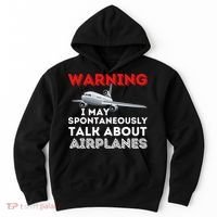 I May Talk About Airplanes Funny Pilot & Aviation Airplane Hoodie thumb 0