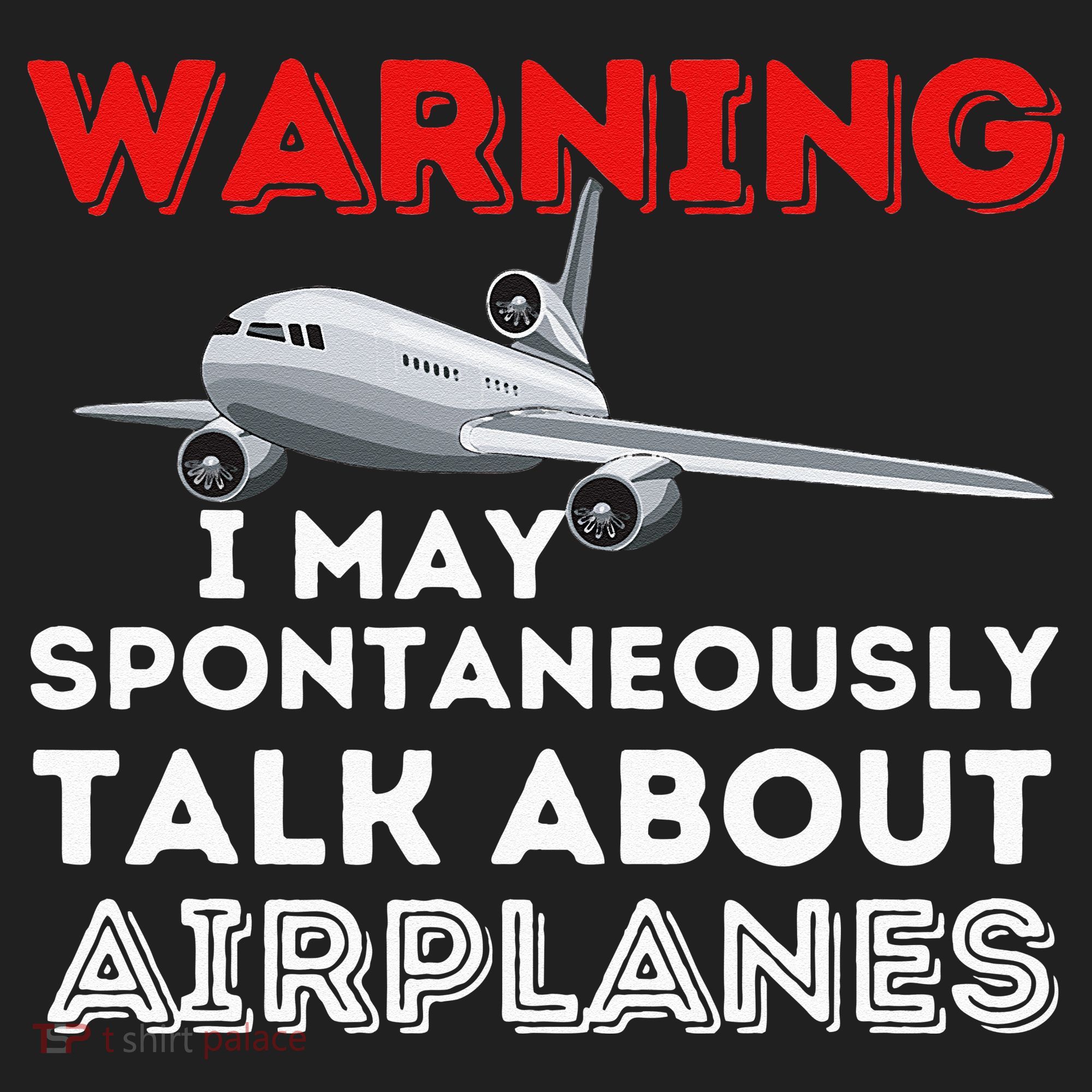 I May Talk About Airplanes Funny Pilot & Aviation Airplane Beanie