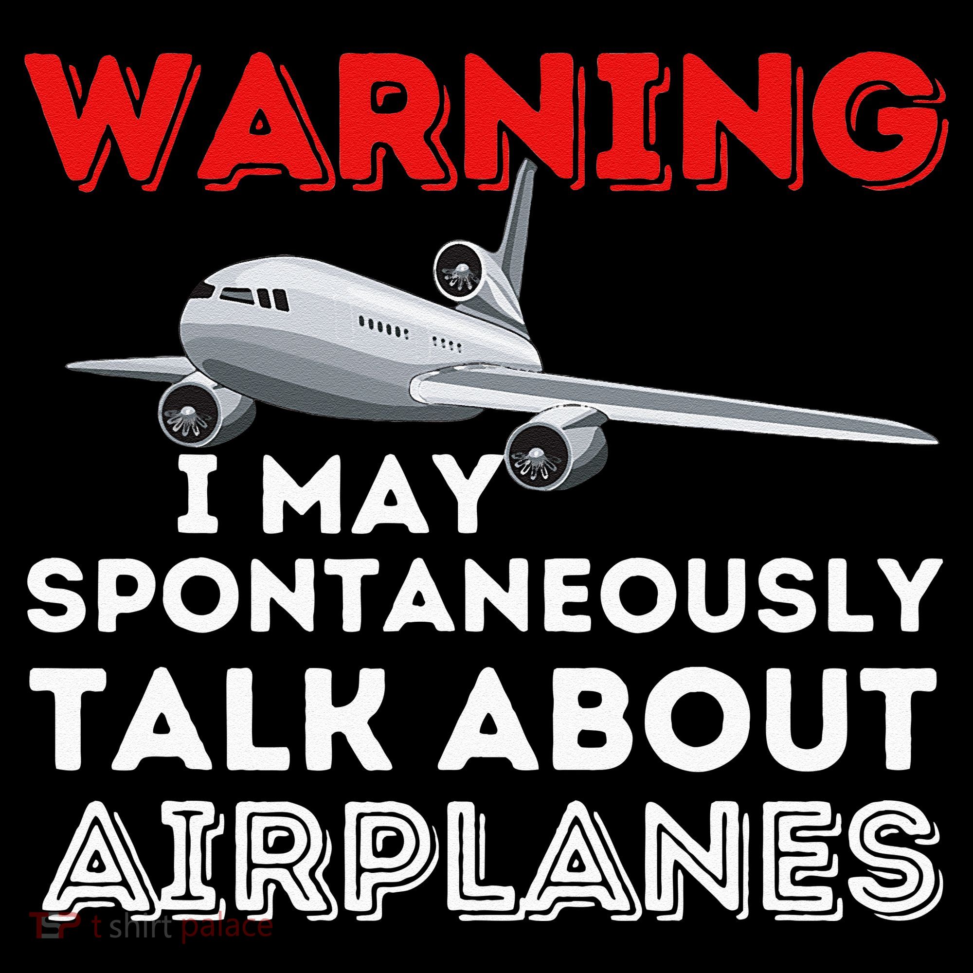 I May Talk About Airplanes Funny Pilot & Aviation Airplane Women's Hoodie