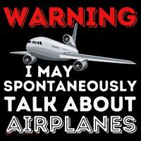 I May Talk About Airplanes Funny Pilot & Aviation Airplane Baby Bodysuit thumb 2