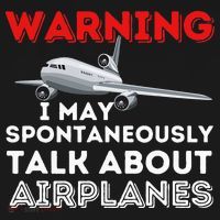 I May Talk About Airplanes Funny Pilot & Aviation Airplane Women's Long Sleeve Shirt thumb 2