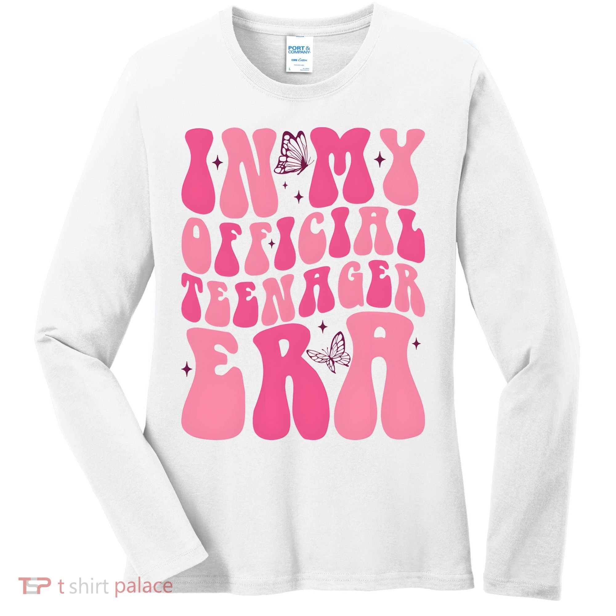 In My Teenager Era 13th Birthday Women's Long Sleeve Shirt