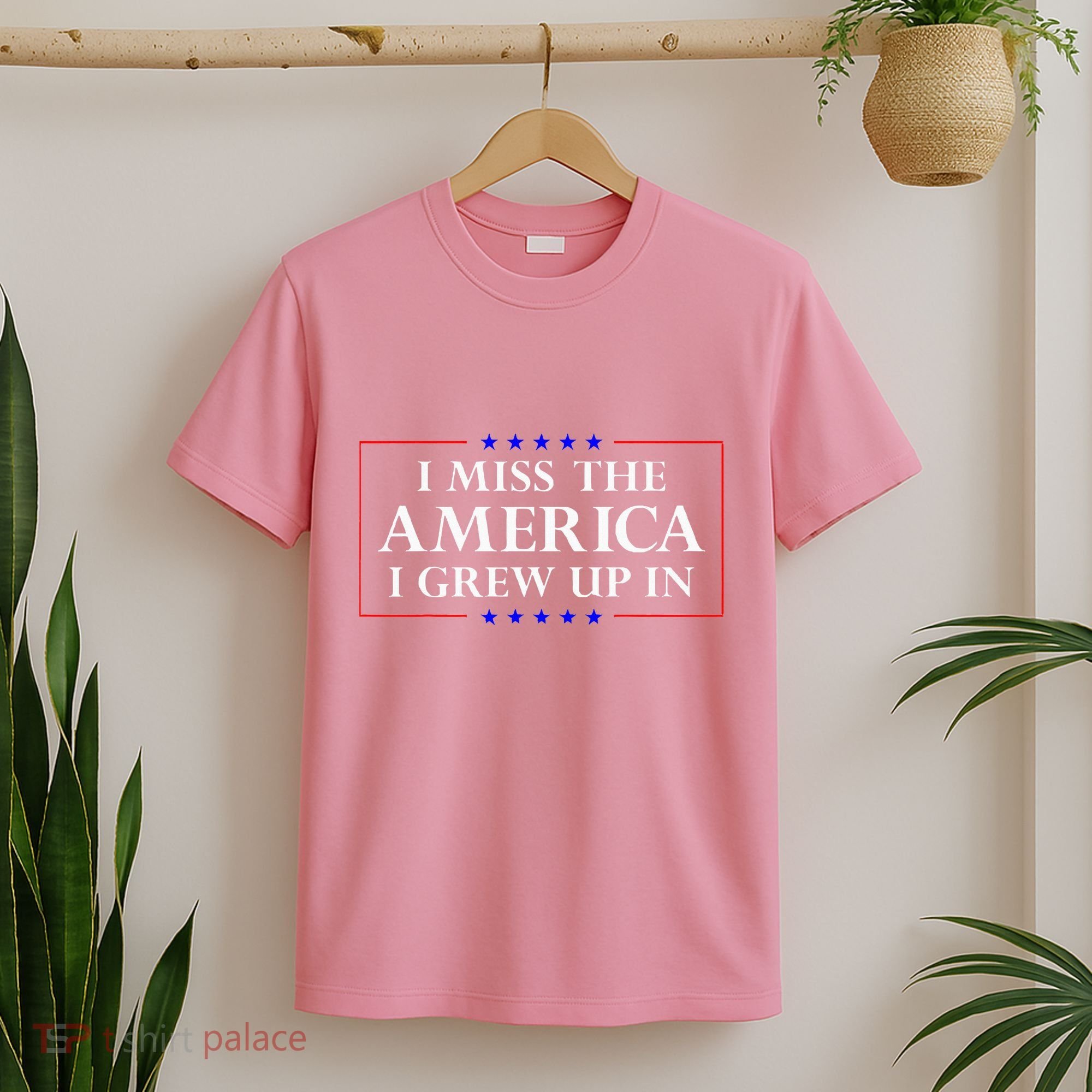 I Miss The America I Grew Up In American Flag T-Shirt