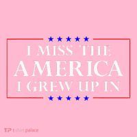 I Miss The America I Grew Up In American Flag T-Shirt thumb 7