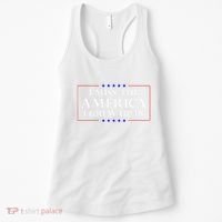 I Miss The America I Grew Up In American Flag Women's Tank Top thumb 0