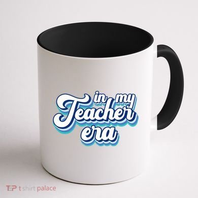In My Teacher Era Retro Style Coffee Mug back